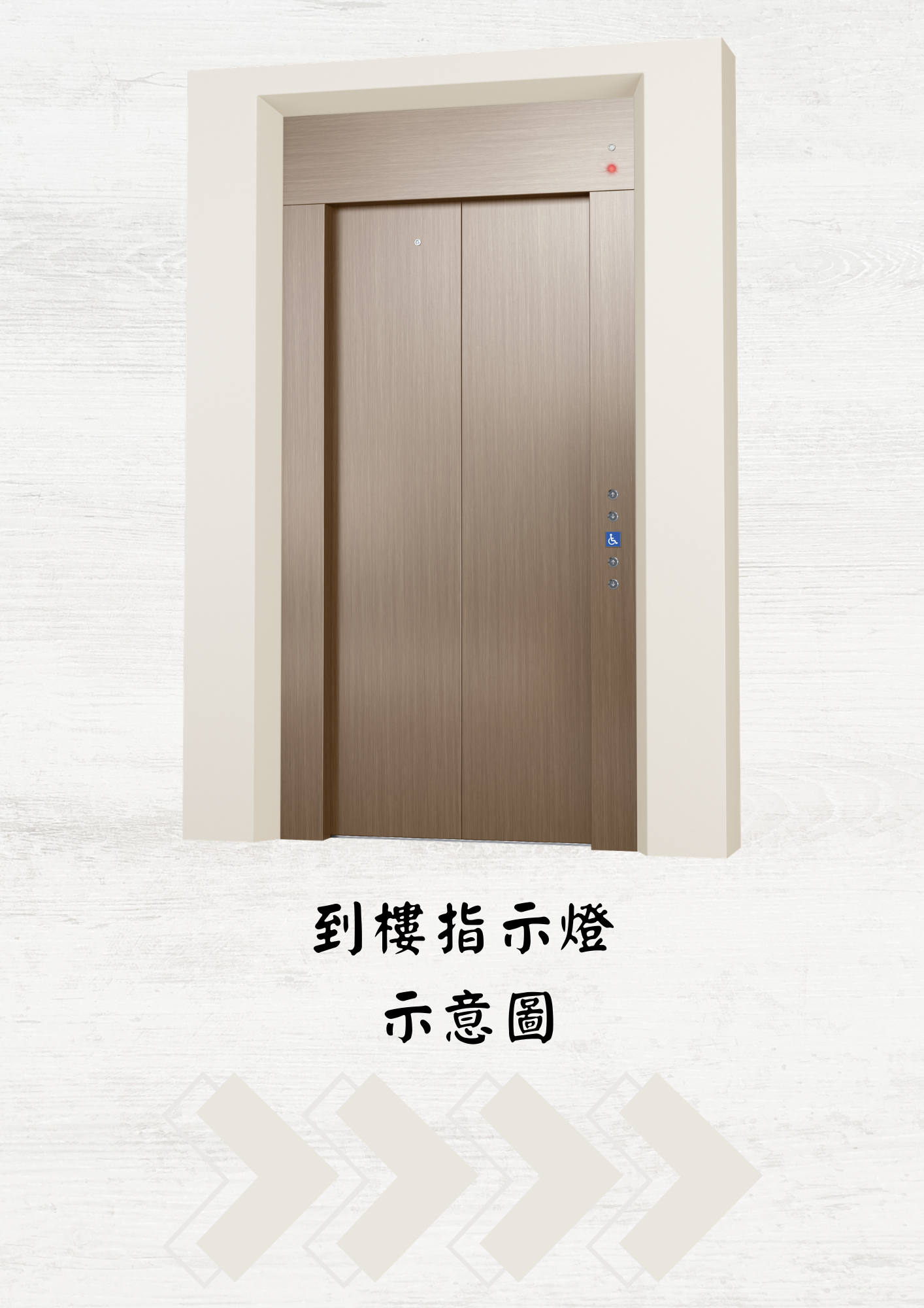 家庭電梯到樓指示燈示意圖
